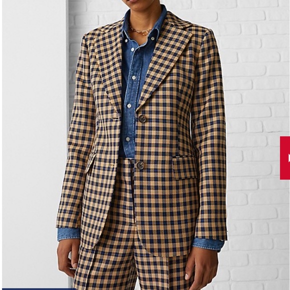 Tommy Hilfiger Jackets & Blazers - Tommy Hilfiger Prep Check Boyfriend Fit Blazer